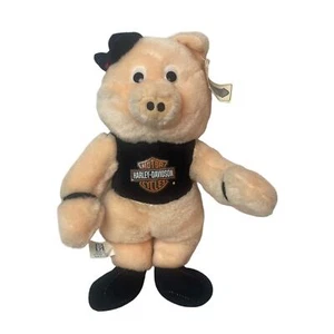 Harley Davidson Pig Plush 11-12" - Picture 1 of 9