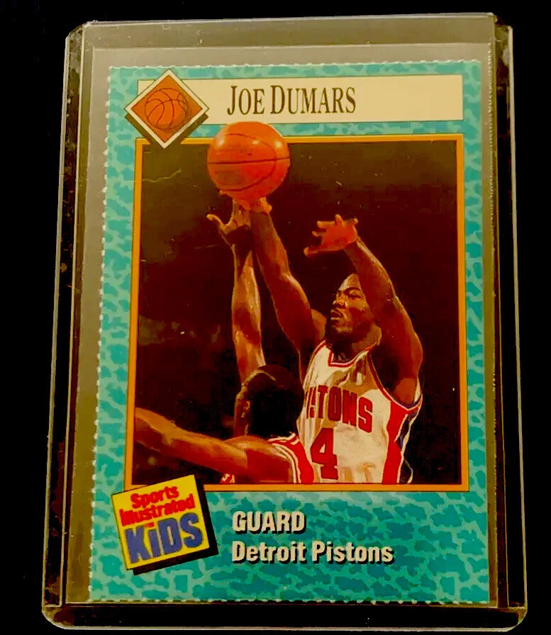 JOE DUMARS RARE 1989 Detroit Pistons NBA Sports Illustrated for Kids SI NM+ - Image 1 of 4
