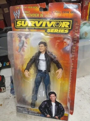 Eric Bischoff 幸存者系列系列 2 WWE Jakks 太平洋摔跤可动人偶 — 第 1/2 张图片