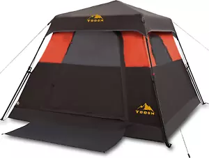 3/4 Person/6 Person Camping Tent Fast Cabin Tent with Instant Setup Tent, Weathe - Picture 1 of 12