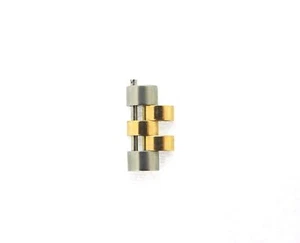 1 (ONE) Mens Used Rolex 2Tone 18k Yellow Gold & Steel Jubilee Link for 19mm Band - Picture 1 of 1