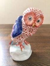 Herend Hungarian Owl Height 11.8cm Pottery From Japan used