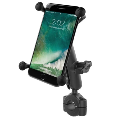 RAM Mount Handlebar Rail Base (3/4"-1") with X-Grip for LARGE Smartphones - image 1 of 4