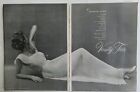 1949 robe femme Vanity Fair plissée permanente lingerie deux pages annonce