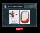 2017 National Treasures Patrick Mahomes /99 RPA booklet Rookie Patch Auto BGS 9