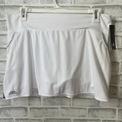 NEW WITH TAGS ADIDAS WHITE CLUB SKIRT SKORT SIZE XL - Image 1 of 4