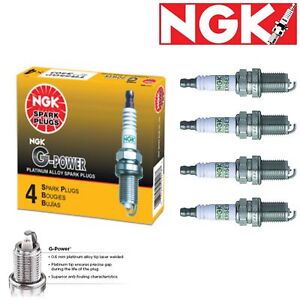 4 Pack NGK G-Power Spark Plugs 1968-1971 BMW 2000ti 2.0L L4 Kit Set Tune