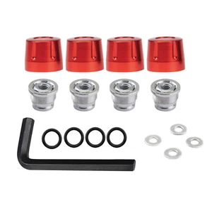1/10 RC Car M4 Nut Wheel Rim Hub Center Caps For Traxxas TRX4 TRX6 SCX10 90046 - Picture 1 of 9