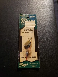 Vintage BRAND NEW MEPPS AGLIA KILLER FISHING LURE FROM 70'S SILVER #1 - Picture 1 of 2