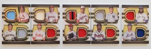 Libro combinado 2022 Topps Triple Threads Deca Relic DRC-8 Trout Ohtani Judge Soto - Imagen 1 de 9