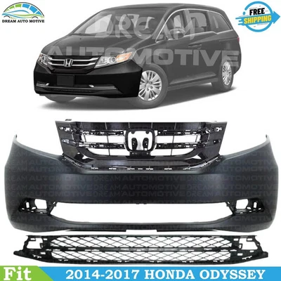Kit de montaje de cubierta de parachoques delantero fascia y rejilla para Honda Odyssey 2014-2017 Foto 1 de 4