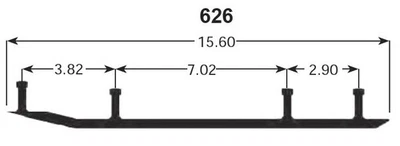 Sports Parts Inc Ripper Four75 corredores para moto de nieve Yamaha VX500ER 1999 Foto 1 de 2
