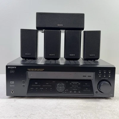 索尼 STR-K740P AV 接收器 FM/AM 立体声环绕声 黑色 带扬声器 已测试 — 第 1/4 张图片