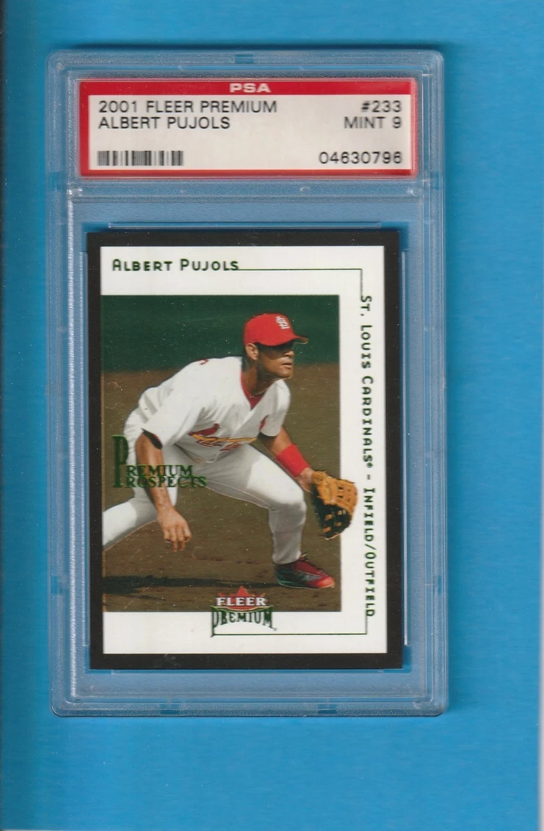 Albert Pujols Rookie Fleer Baseball Trading Cards & Accessories