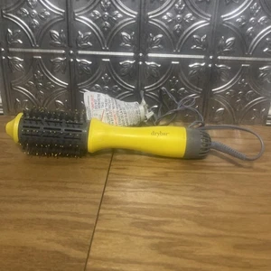 Drybar The Double Shot Soffiatore Spazzola Ovale 900-2225-4 Uscita Soffiaggio Capelli Giallo  - Foto 1 di 4