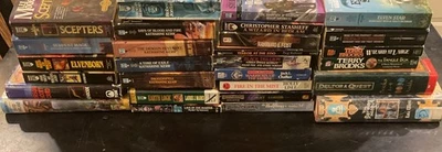 Fantasy Fiction 80s 90s 00s Book Lot of 28 (4 Hard Cover, 24 Paperback) Tor Foto 1 de 4