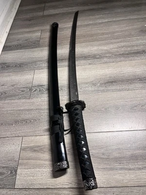 "Espada china sin marca estuche y cabeza negra 39,5"" rara" Foto 1 de 4