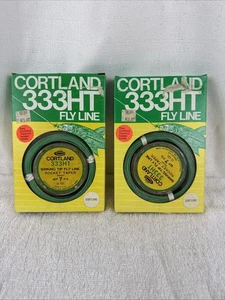 Two Vintage Cortland 333 Sinking Tip Fly Line WF 7 F/s , Rocket Tapper , 35 Yds - Picture 1 of 3