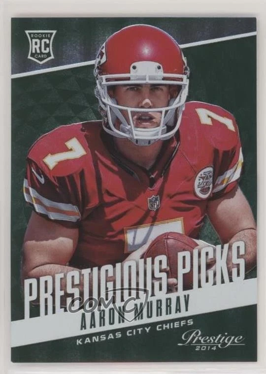 2014 Panini Prestige Prestigious Picks Green /25 Aaron Murray #PP2 Rookie RC - Image 1 of 2