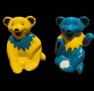 Salero y pimentero Grateful Dead Dancing Bears de colección de los años 90 - Imagen 1 de 7