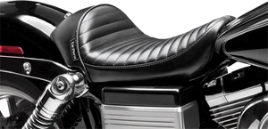 LE PERA Stubs Cafe Seat LK-421PT Black for Harley FXD '06-'17 - Picture 1 of 1