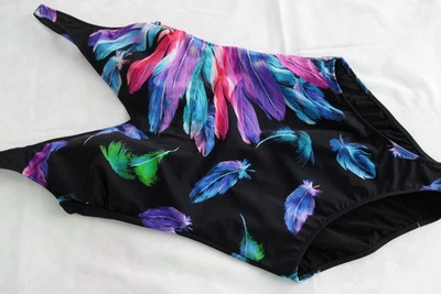 Gottex  Badeanzug Gr. 42 Schwarz-Blau-Pink-Lila, Neuwertig, NP: 189,- Euro - Bild 1 von 4