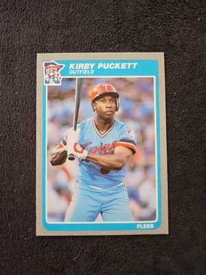 ⚾1985 Fleer #286 Kirby Puckett Rookie Card RC⚾Near Mint⚾ - Image 1 of 2