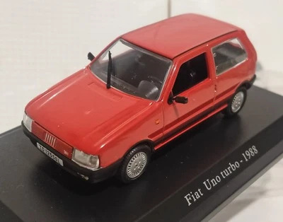 FIAT UNO TURBO I.E. 1 SERIE MK1 1988 IXO-MODELS 1/43 RED/ROSSO ITALY OLD STOCK - Immagine 1 di 4
