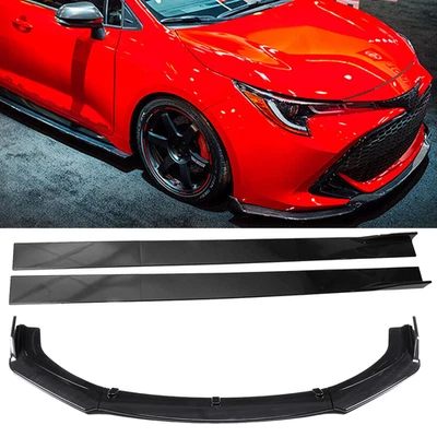 For Toyota Matrix 2003-2014 Front Bumper Lip Spoiler Splitter Carbon Fiber - Image 1 of 4
