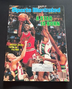 Cubierta RC Sports Illustrated "A Star Is Born" de diciembre de 1984 Michael Jordan Bulls - Imagen 1 de 15
