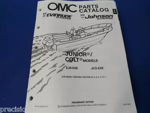 1990, Junior/Colt Models OMC Evinrude Johnson Parts Catalog - Picture 1 of 2