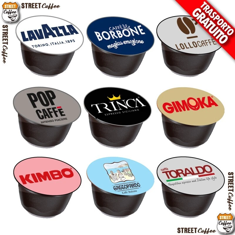 100 Capsule Caffè 100% Compatibili Dolce Gusto Borbone Lavazza Toraldo Lollo