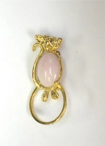 Maus mit //Intimation Kunststoff Pink Pearl Gold Spec Pin Detti Originals - Bild 1 von 1
