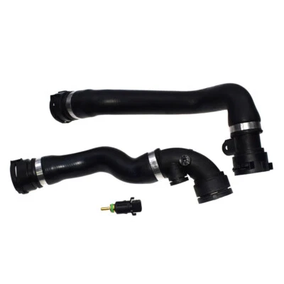 Lower & Upper Radiator Hose Kit + Sensor Set Fit For BMW 323i 325i 328i 330i E46 - Image 1 of 4