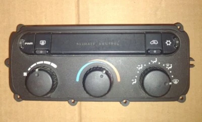 Chrysler Voyager 2001-2002 control manual de temperatura con vidrio trasero térmico 655-00895B Foto 1 de 3