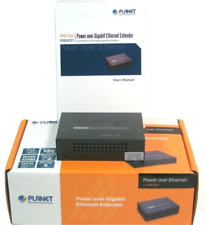 NEW Planet POE-E201 Power Over Gigabit Ethernet Extender + Daisy Chain Support
