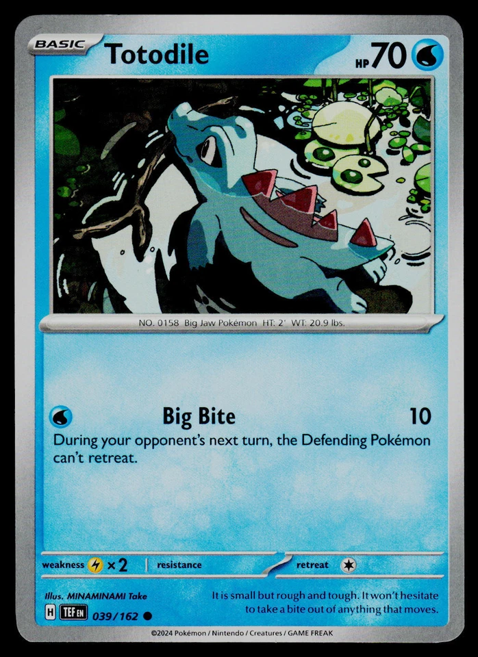 SV05: Temporal Forces #039/162 Totodile - Image 1 of 1