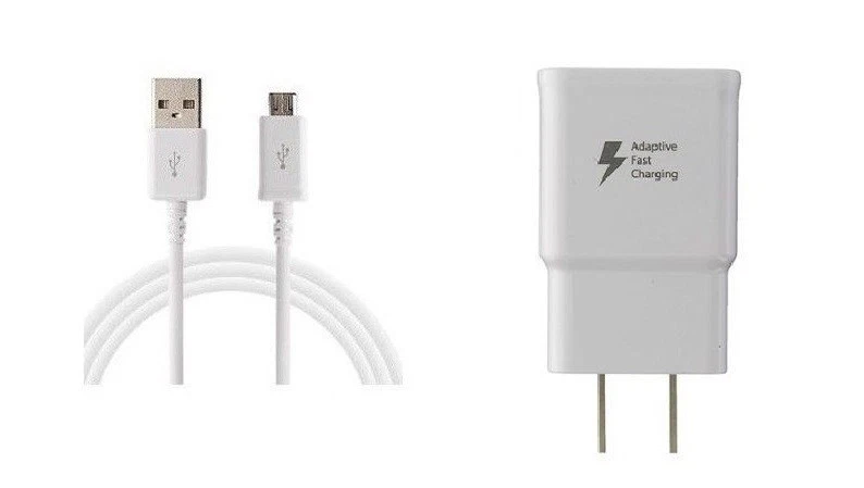 Fast Adaptive Wall Charger With MICRO USB For Samsung Galaxy S7,NOTE 4 5,S7 Edge - Image 1 of 2