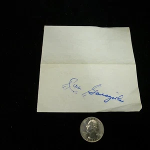 JOE GARAGIOLA SIGNED golf tee time CARD MLB ST. LOUIS CARDINALS AUTOGRAPH - Picture 1 of 3