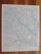 Ravenels South Carolina 1945 Original Vintage USGS Topo Map