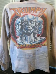 Camisa Triumph Thunder Seven Tour 1984 de colección talla grande Rock Rush ZZ ACDC REO - Imagen 1 de 5