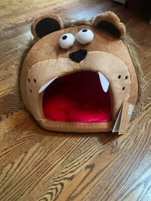 PET LIFE 'Roar Bear' Snuggle Plush Polar Fleece Fashion Designer Pet Dog Bed - Image 1 of 4