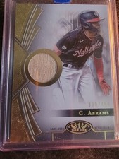 2023 Topps Tier One Relic CJ Abrams  #'d/400 T1R-CA  Washington Nationals