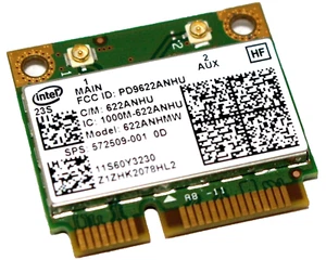 Scheda Thinkpad t410 WiFi 622ANHU 622ANHMW 300mbps FRU P/N 60Y3231 testata funzionante - Foto 1 di 2