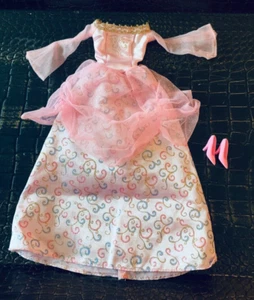De Colección Barbie Princesa Palacio Rosa Vestido Tacones AGS 49 - Imagen 1 de 3