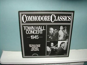 Town Hall Concert 1945 various artists LP 1985 Commodore classics - Picture 1 of 1