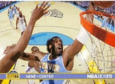2011-12 Panini NBA Hoops Action Photos #19 Nene Denver Nuggets NM Insert - Image 1 of 2