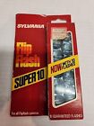 Vintage 1970s Sylvania Flip Flash Super 10 Flash Cube Stick