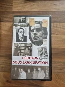 Cassette VHS L'ÉDITION SOUS L'OCCUPATION Louis Ferdinand Céline- Enregistrement - Photo 1/4