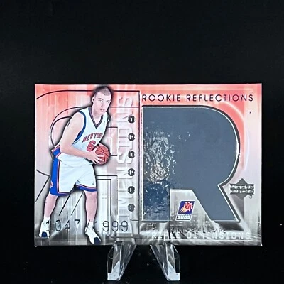 maciej lampe 2003-04 upper deck rookie reflections triple dimension /1999 Knicks - Image 1 of 2